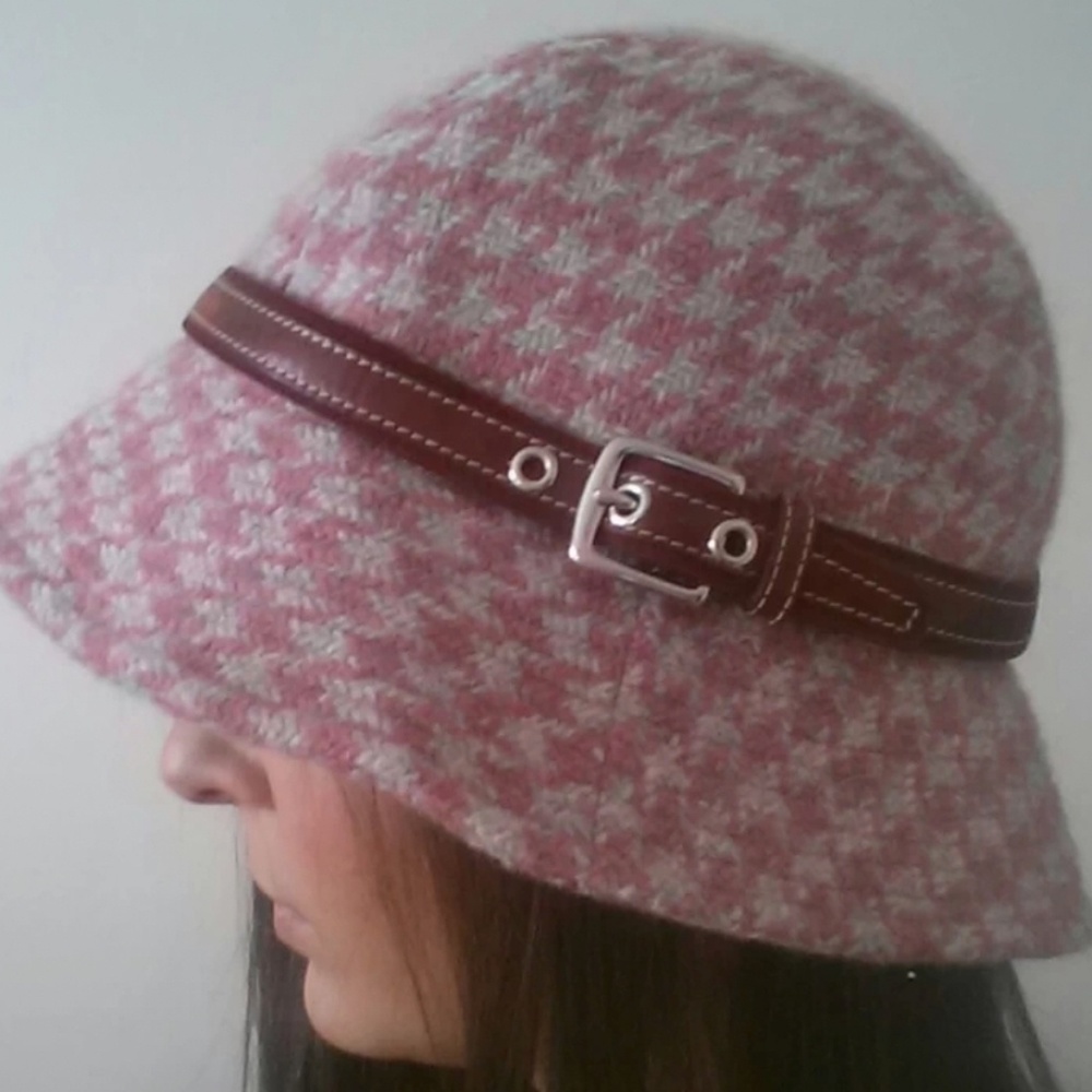Coach Houndstooth Hat